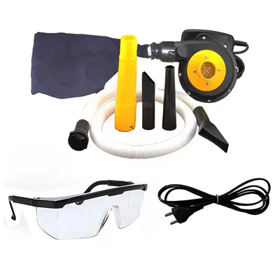 Elmico Vacuum Type Air Blower With Goggle & 12 Feet Wire (EB-6-12FT+GOOGLE) (6 Month Warranty)